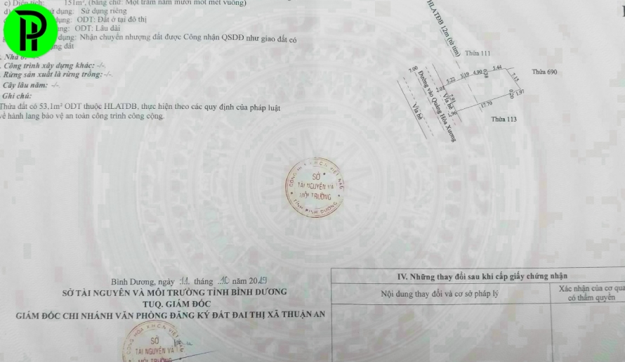 Đất trung tâm tp thuân an vị trí vipâ