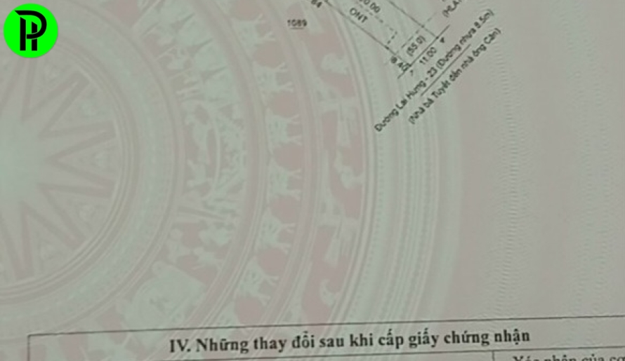 Bán đất đường lai hưng 23 nhựa 9m. Huyện bàu bàng.