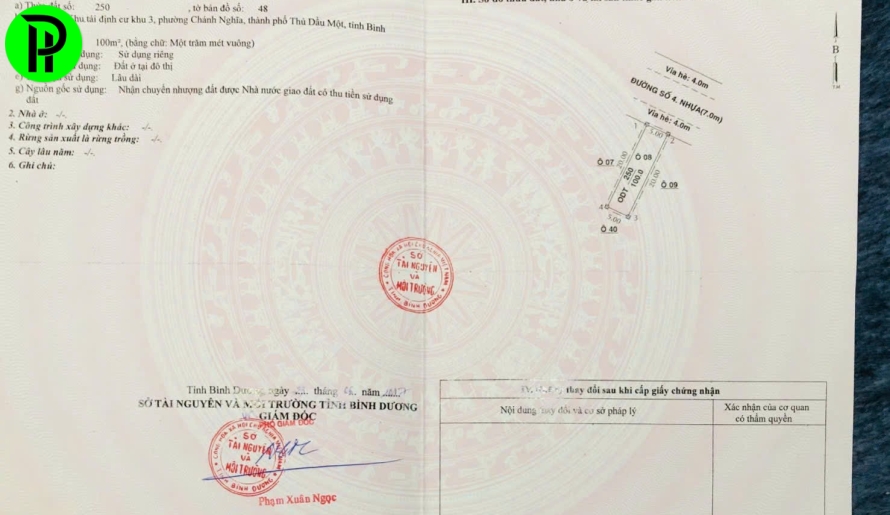 Bán đất đướng số 4 kdc chánh nghĩa BD-TPHCM