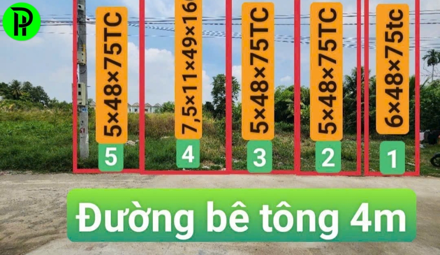 Bán 5 nền phú thọ Thù dầu một bình dương, tphcm